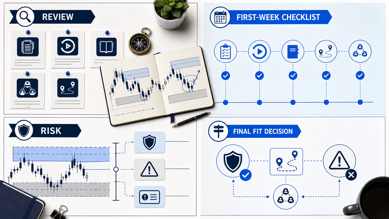 What good looks like in the room: practical review board visual