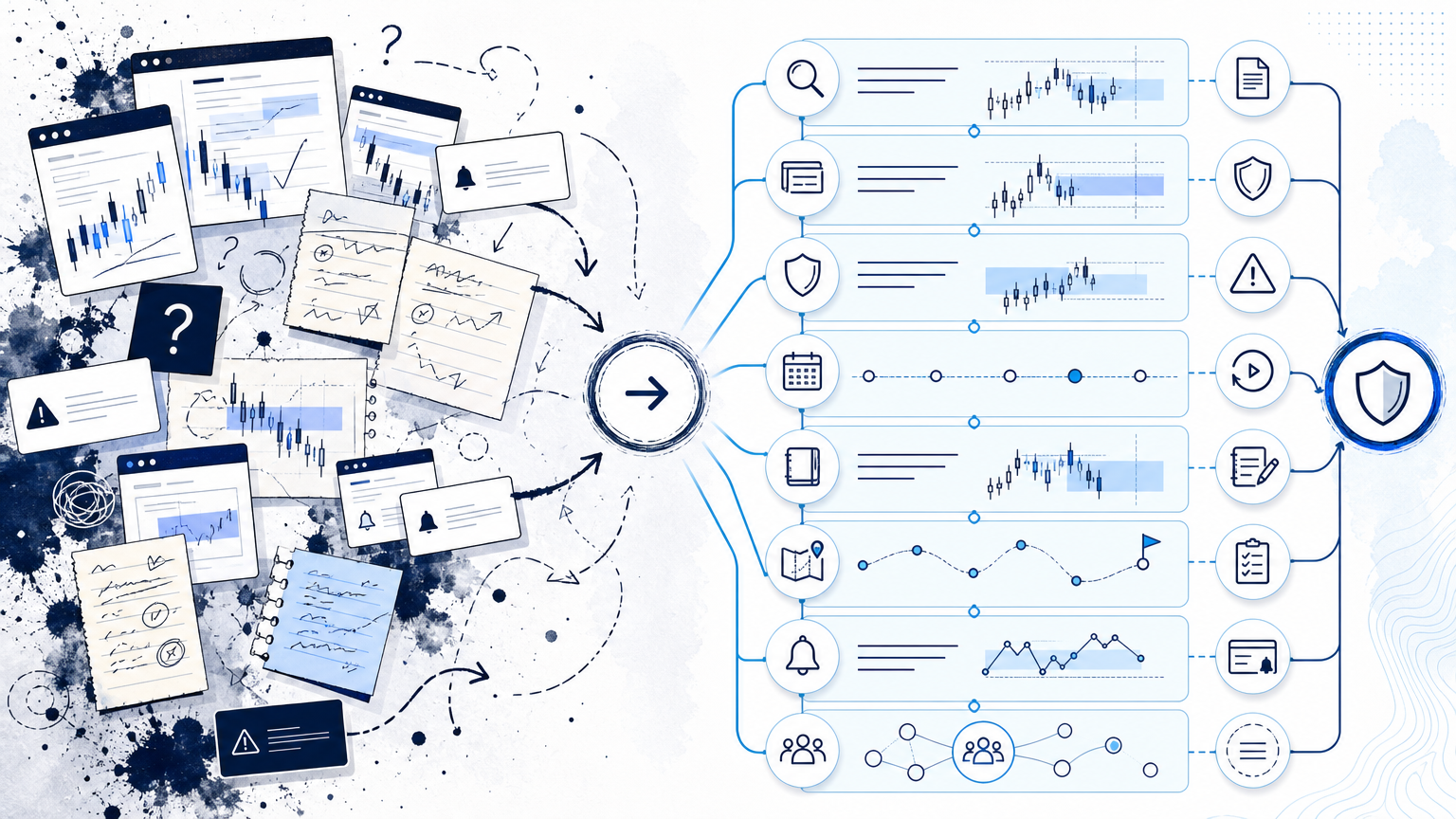 SMC Glossary for Traders Blueprint Traders: the trader problem map visual