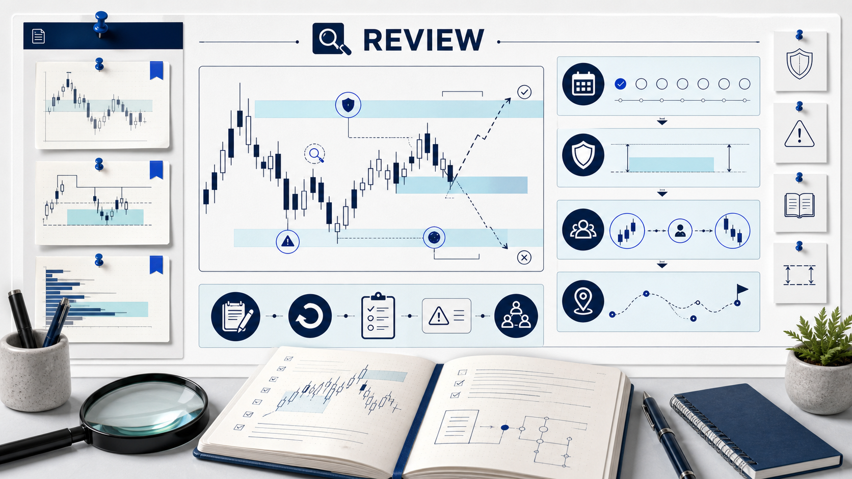 What good looks like in the room: practical review board visual