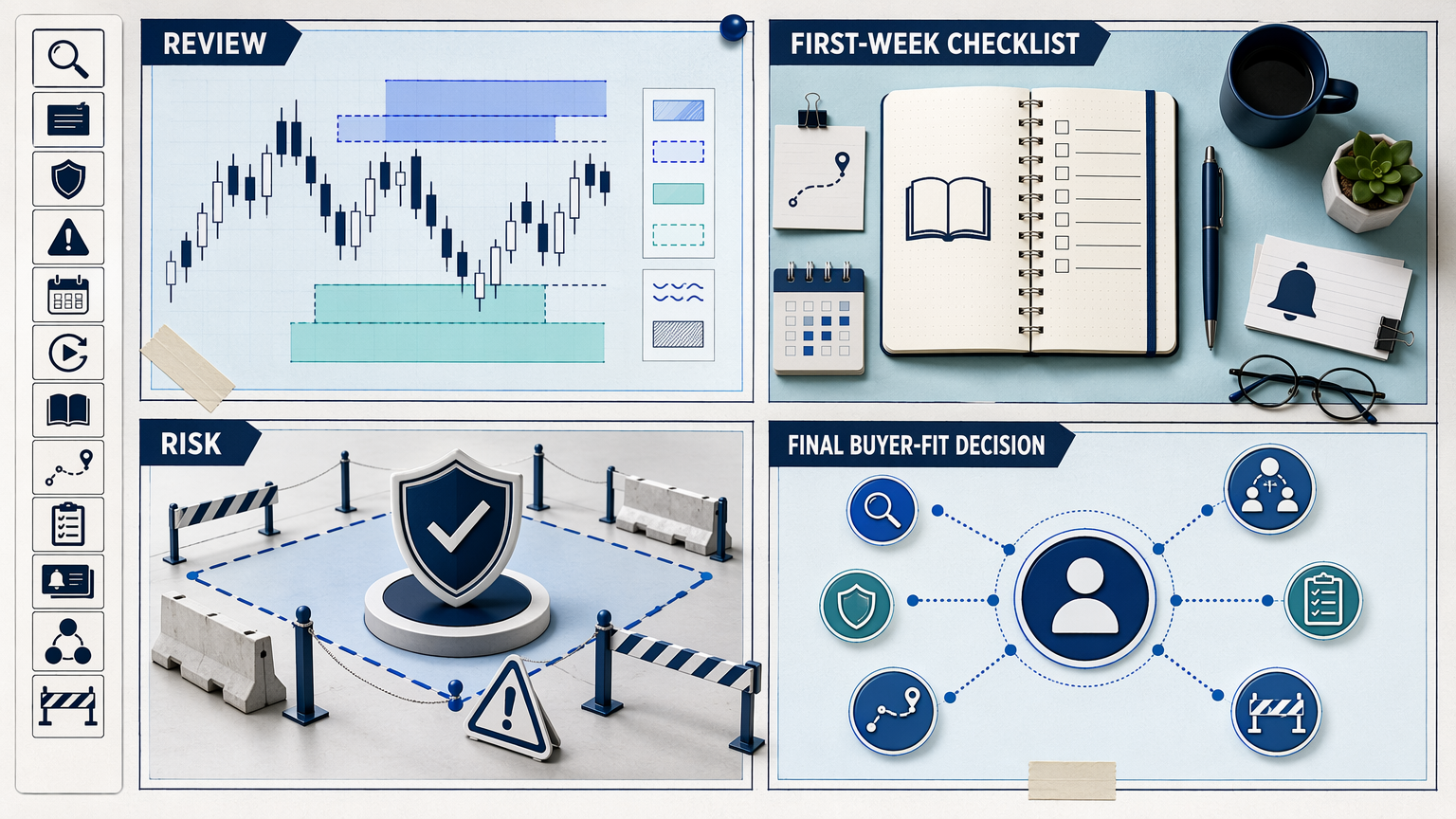 What good looks like in the room: practical review board visual
